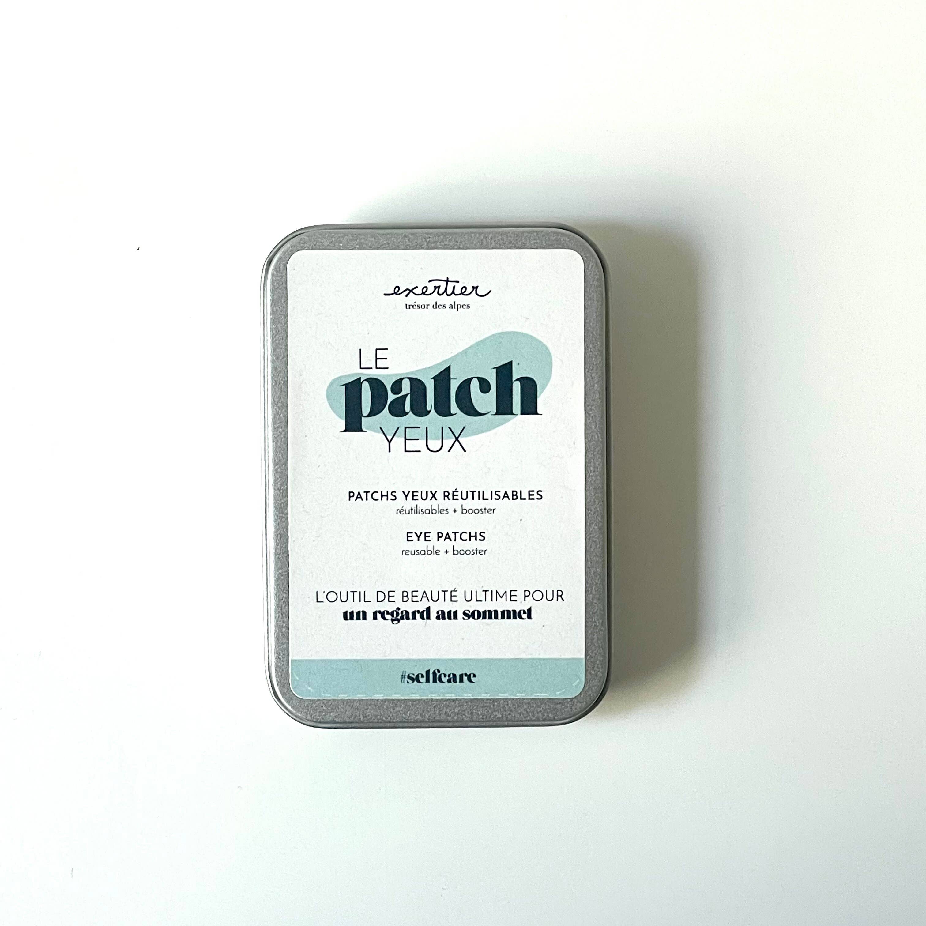 Exertier trésor des Alpes - Vente Masques de traitement yeux - PATCHS YEUX - Réutilisables + Booster1