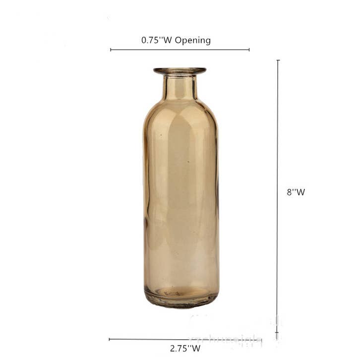 Sweet Home Deco - Wholesale Vase - Colorful Bud Vases, Assorted Glass Bottles, Flower Vases8