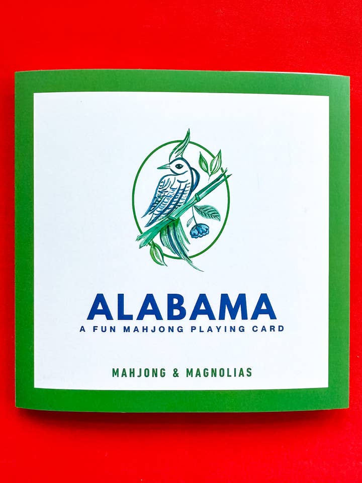 Alabama: A Fun Mahjong Playing Card (Set of 4) for wholesale by Mahjong & Magnolias