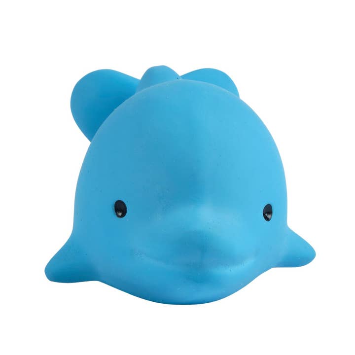 Tikiri Toys LLC - Wholesale Bath Toy - Baby - Dolphin Natural Organic Rubber Teether, Rattle & Bath Toy6