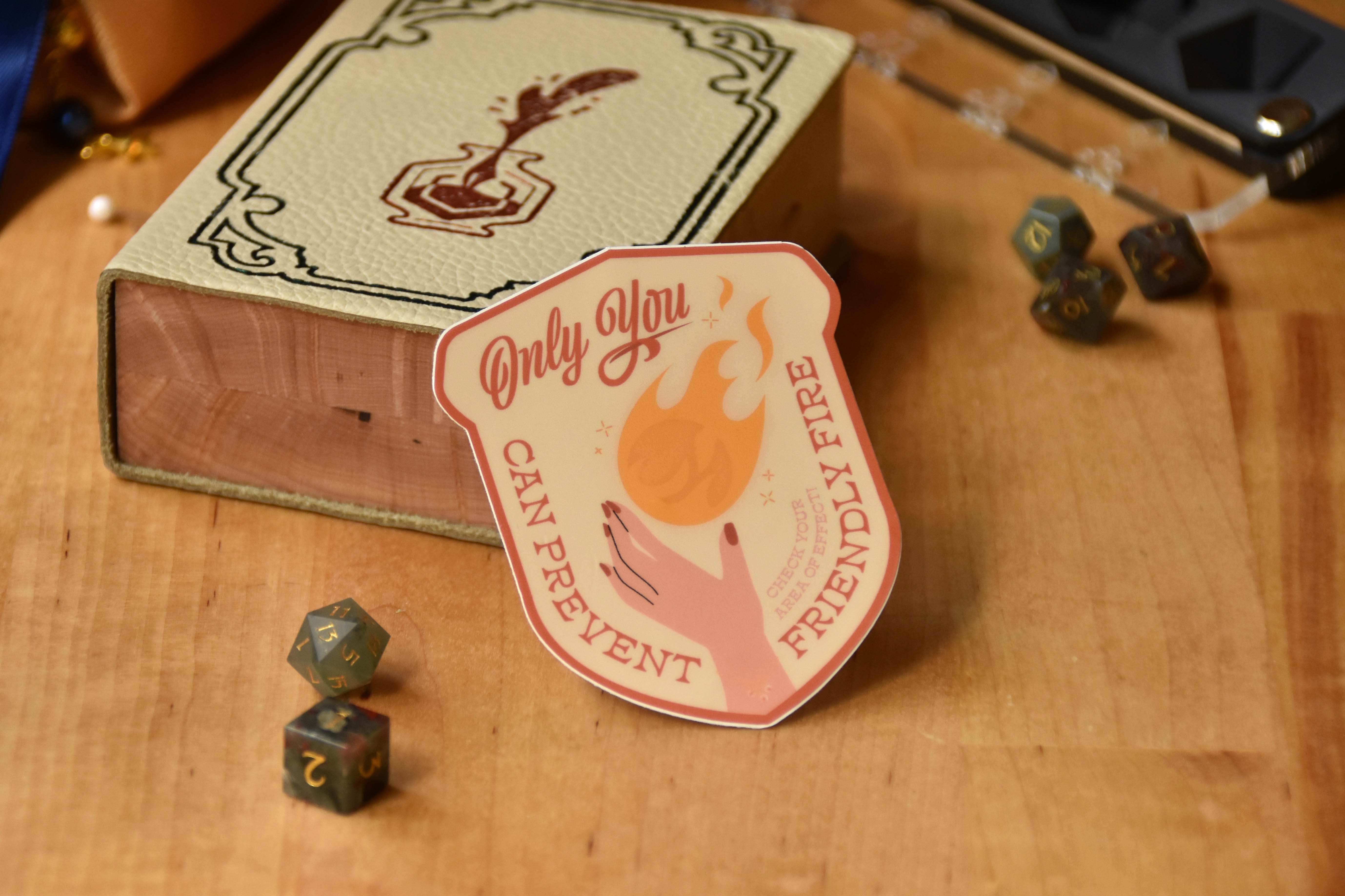 The Franki Hanke - Wholesale Sticker - Fireball Wizard Sticker2