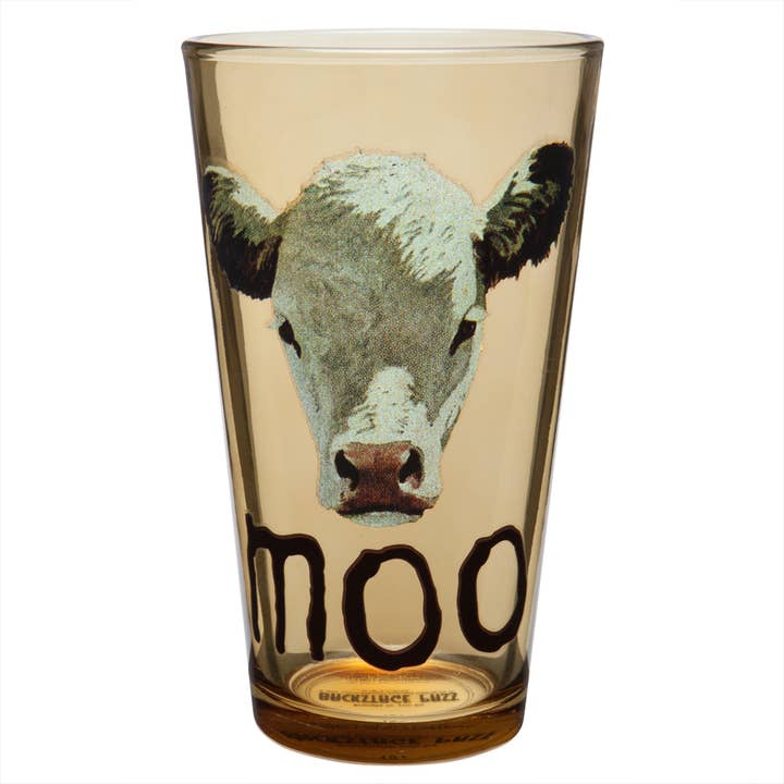 Moo Cow Pint Glass for wholesale by Official Store