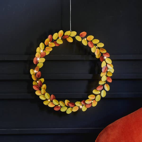 Lightstyle London – wholesale Wreath – Autumn Eucalyptus Wreath0