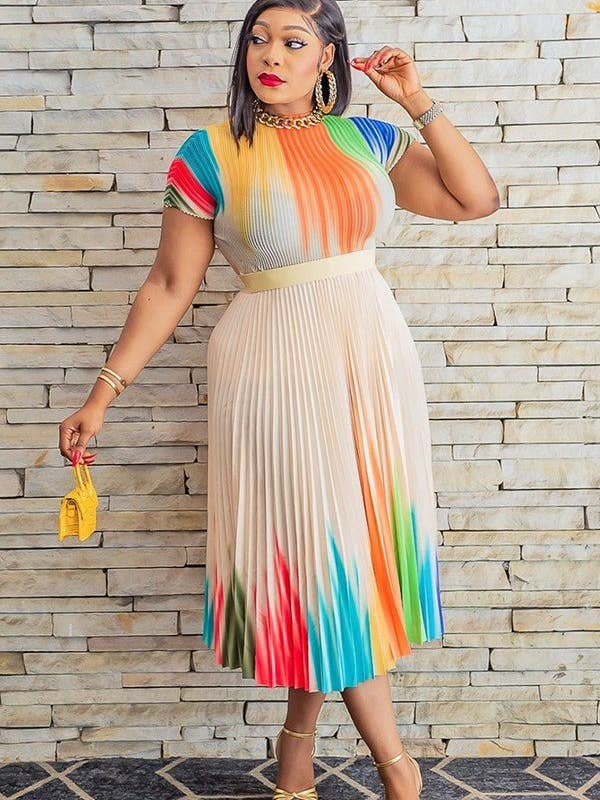 Aria Romance - Wholesale Dress - Women's - Short Sleeve Shift Dress5