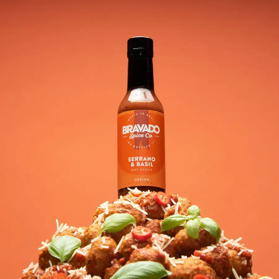 Bravado Spice Co. - Wholesale Hot Sauce - Serrano & Basil Hot Sauce (6-Pack)1