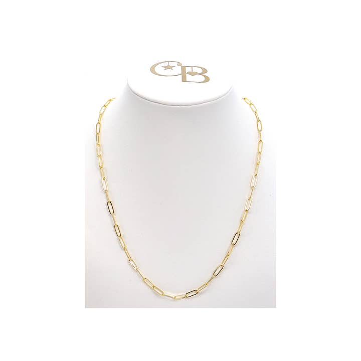 The Charm Bar Company - Wholesale Link & Chain Necklace - * Gold Ashley Necklace