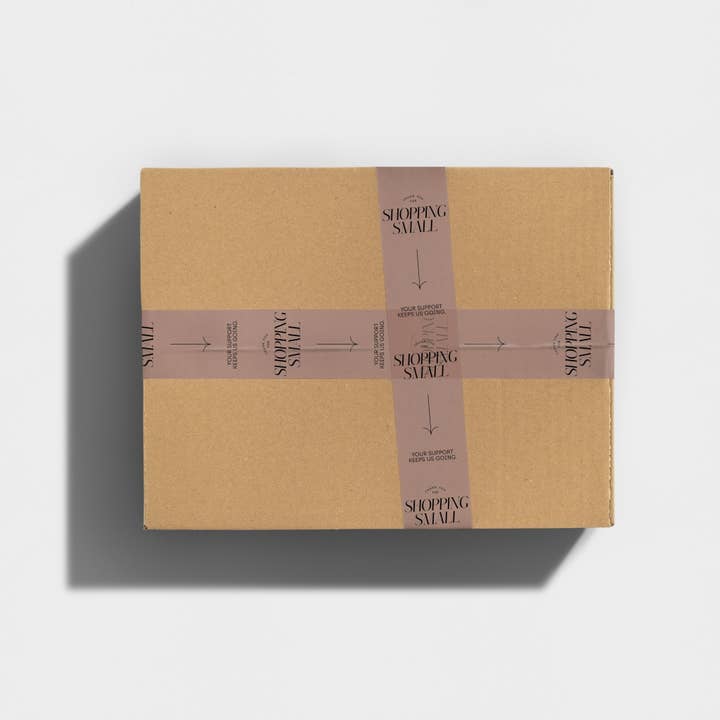 Shippy Tape - Wholesale Tape - Thank You for Shopping Small Shipping Tape - Blush/Black