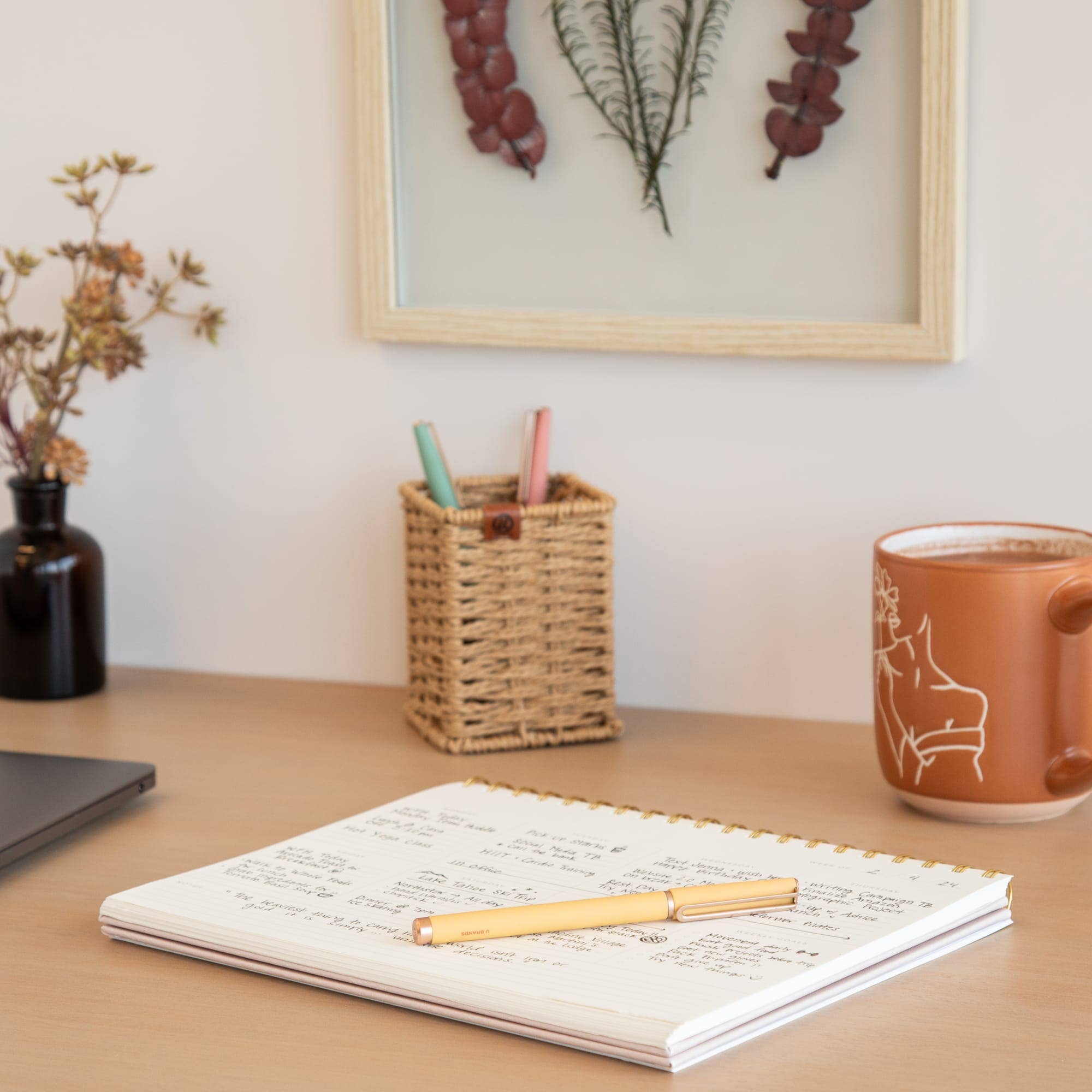 U Brands - Wholesale Pen - U Brands Minimal Folliage Felt Tip Pens, 3 CT1