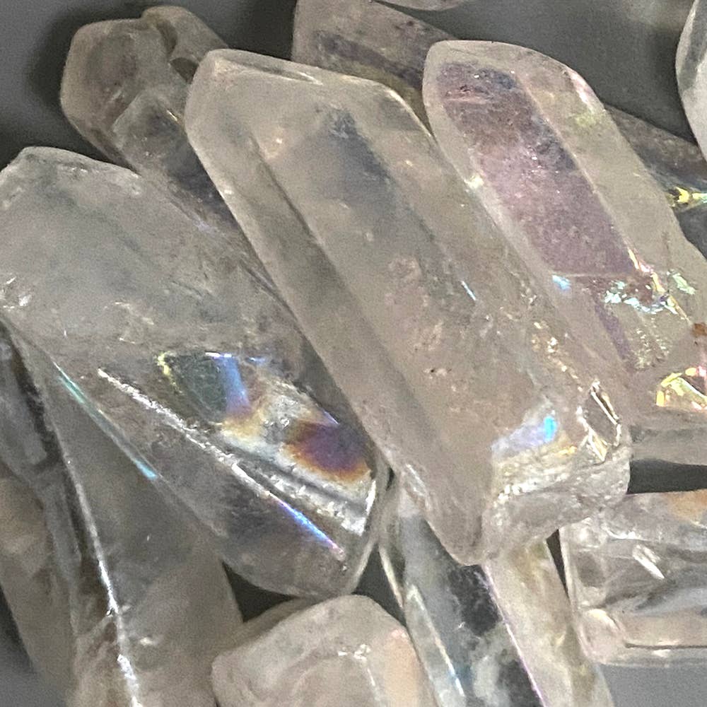VIE – wholesale Spiritual stone/crystal – Electroplated Quartz Points, 2-3cm, Single30