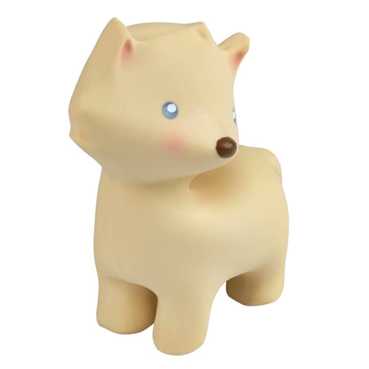 Tikiri Toys LLC - Wholesale Bath Toy - Baby - Arctic Fox Organic Rubber Teether, Baby Rattle & Bath Toy2