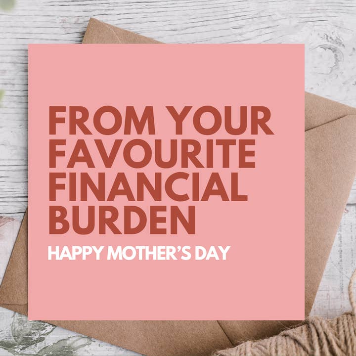 Carte amusante pour la fête des mères pour la vente par Highgrove Cards