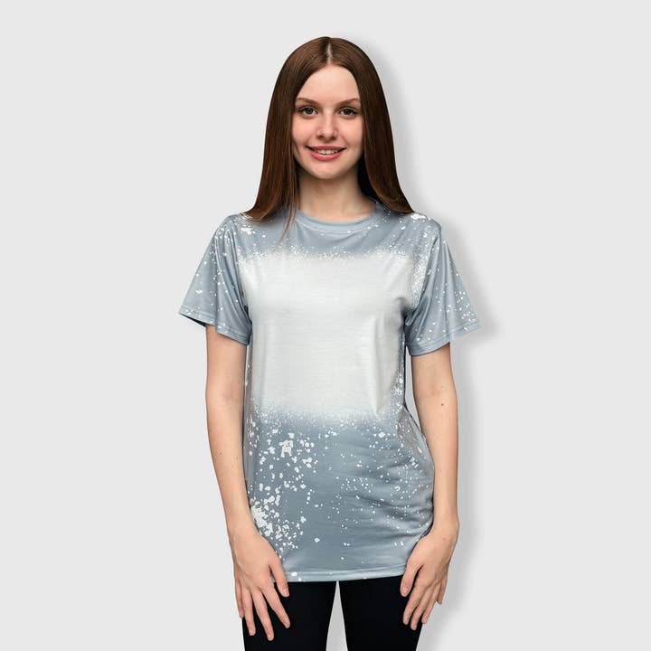 ILTEX Apparel - Wholesale T-Shirt - Women's - FAUX Bleached Tees - Adult35