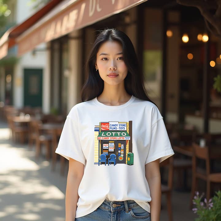 Candy Store Lotto – NYC Bodega Tee for wholesale by GoboxPrintCo