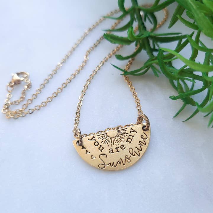 Tu es mon soleil pour la vente par LITTLE BLUE BUS JEWELRY
