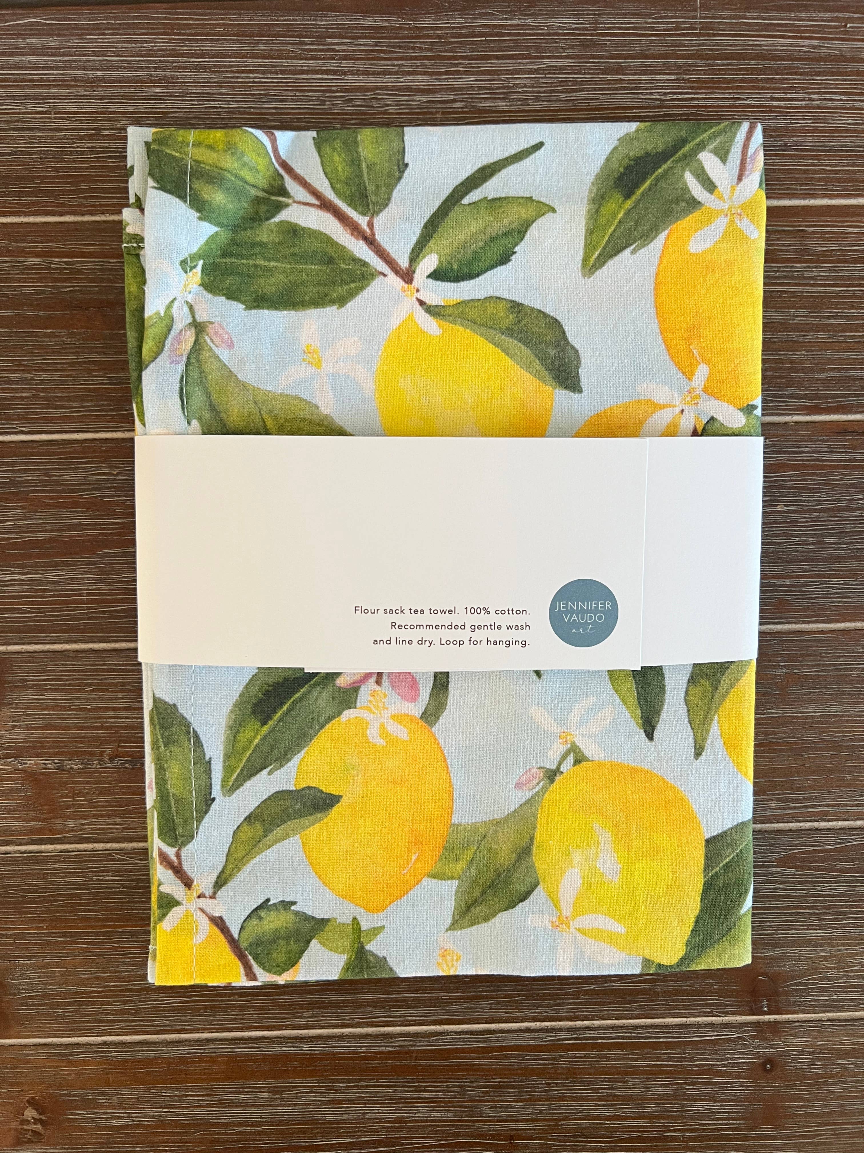 Jennifer Vaudo Art - Venta al por mayor Paños de cocina - Paño de Cocina de Limón, Decoración de Cocina, Toalla de Mano, Brillante3