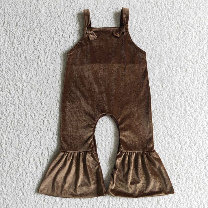 Aier Wholesale - Wholesale Jumpsuit - Baby - Baby Girls Velvet Strap Jumpsuits Overalls3