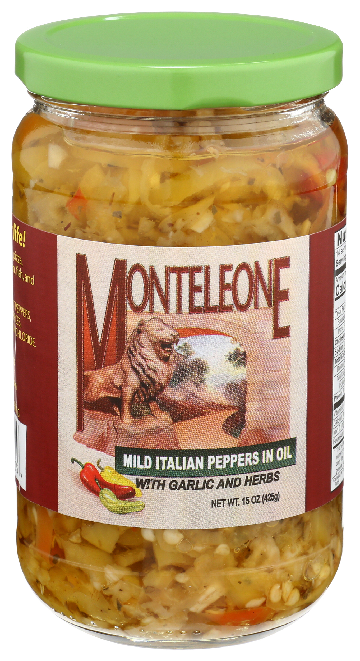 Monteleone Italian Peppers in Oil - Wholesale Pickled Vegetables - The Full Monte (Variety Pack) - 15 oz.3