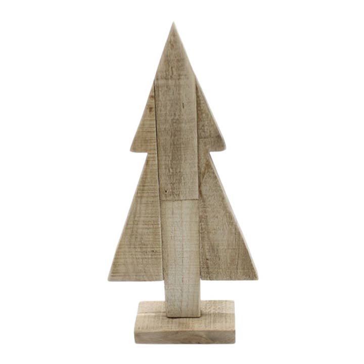 WT Collection - Wholesale Christmas Decoration - Medium Wood Tree Cutout