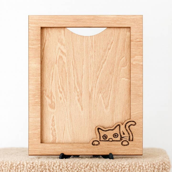 5x7 Huisdier Fotolijst Kat Fotolijst voor wholesale door Wooden Nose Gift Shop