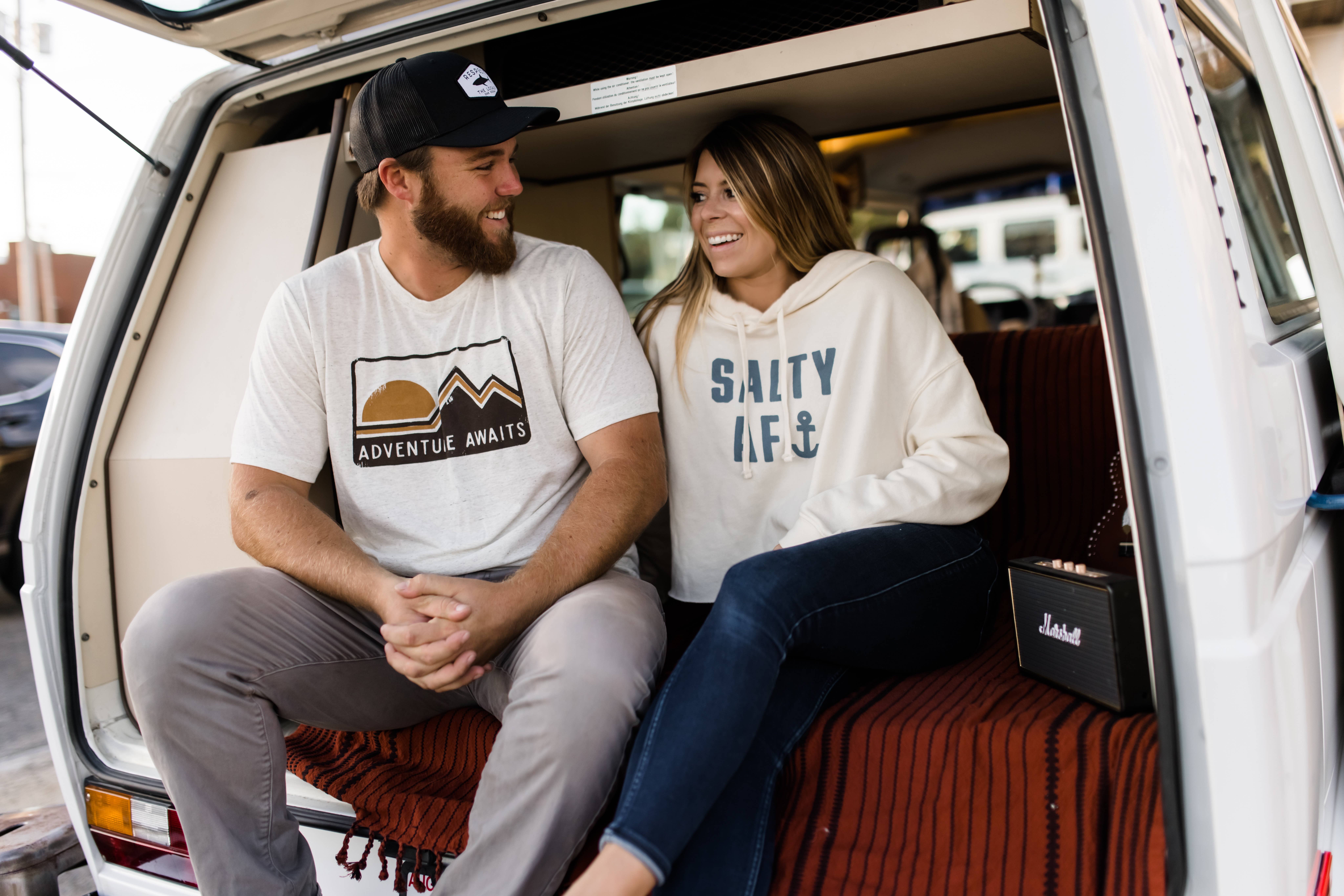 One Ocean Apparel Co.. - Wholesale Hoodie - Women's - Salty AF Crop Hoodie3