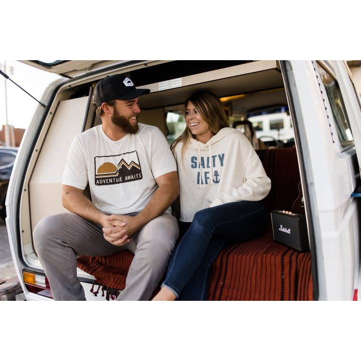 One Ocean Apparel Co.. - Wholesale Hoodie - Women's - Salty AF Crop Hoodie3