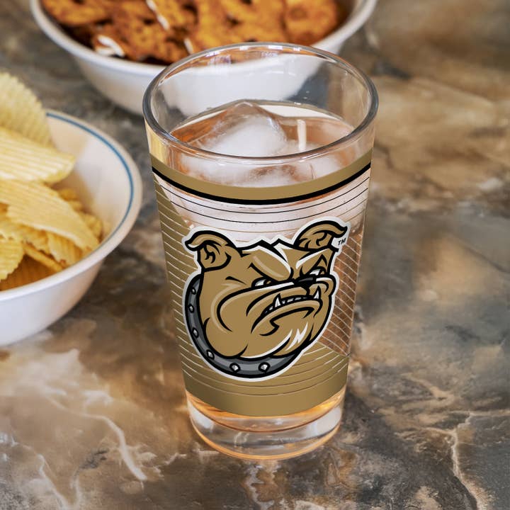 Rico Industries - Wholesale Beer Glass/Mug - NCAA Bryant Bulldogs 16 oz Pint Glass2