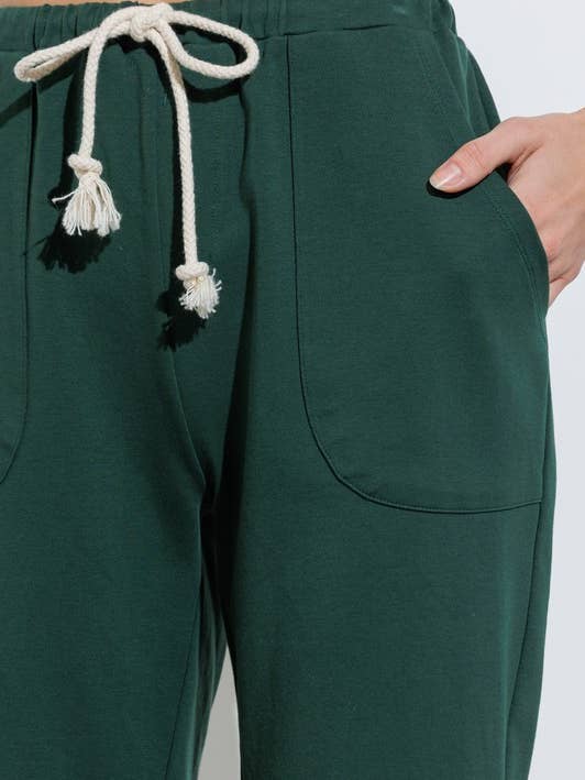 Calções French Terry com Cordão por atacado de Polagram by Wellmade USA