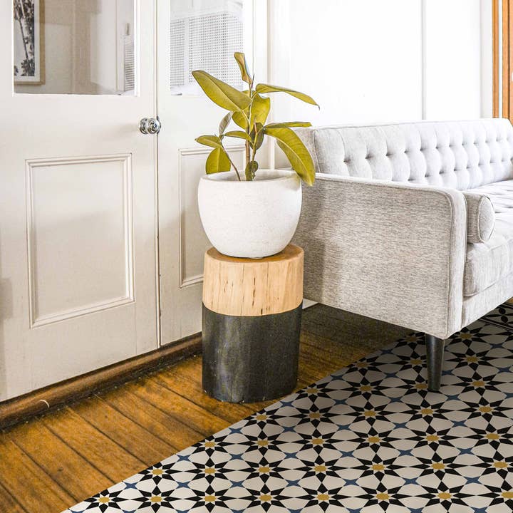 Tempaper & Co ® - Wholesale Floor Mat - Soleil Moroccan Spice Vinyl Floor Mat, 70" x 102"1