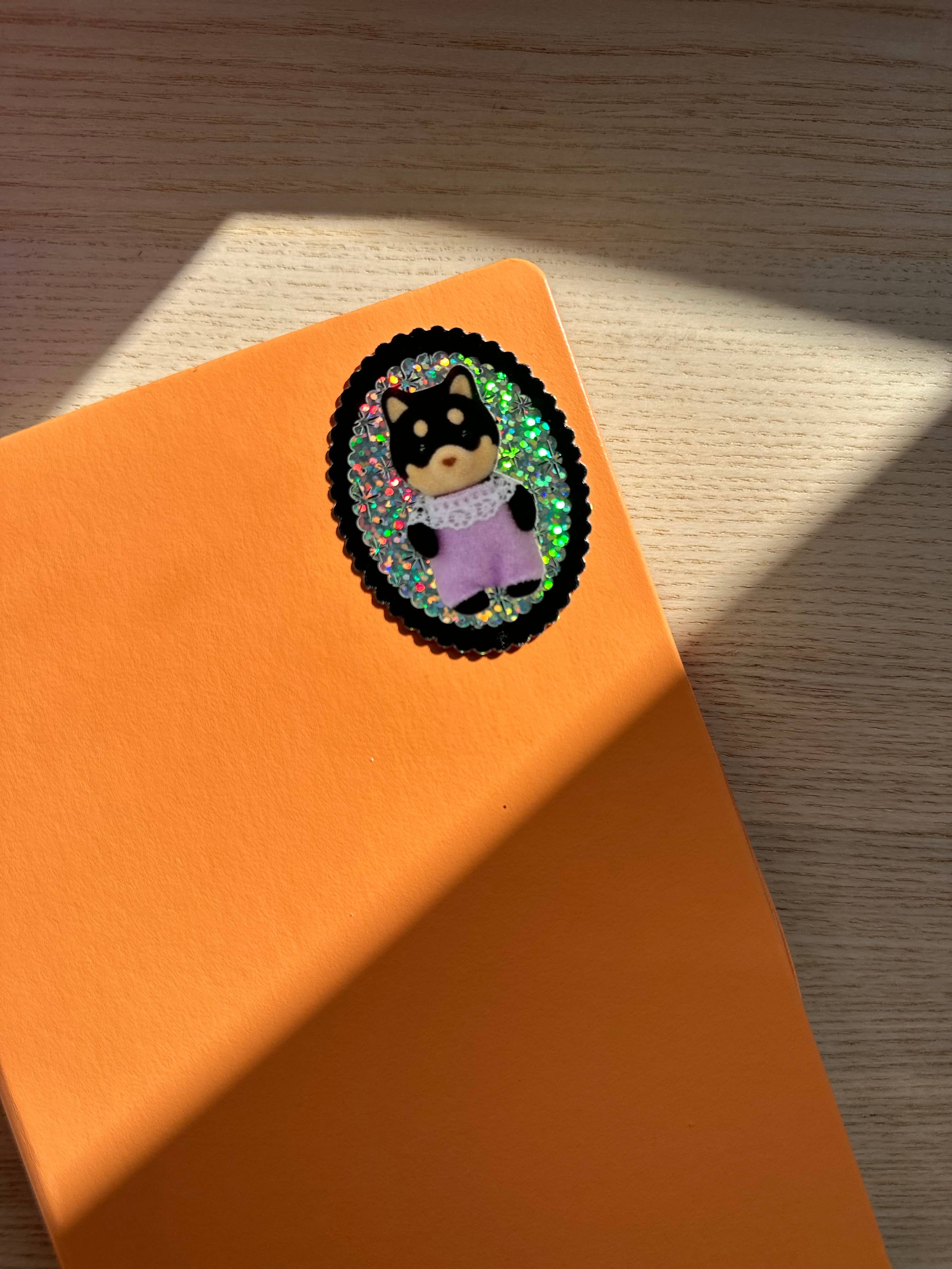 Shellflower - Wholesale Sticker - Shiba Inu Glitter Vinyl Sticker 2