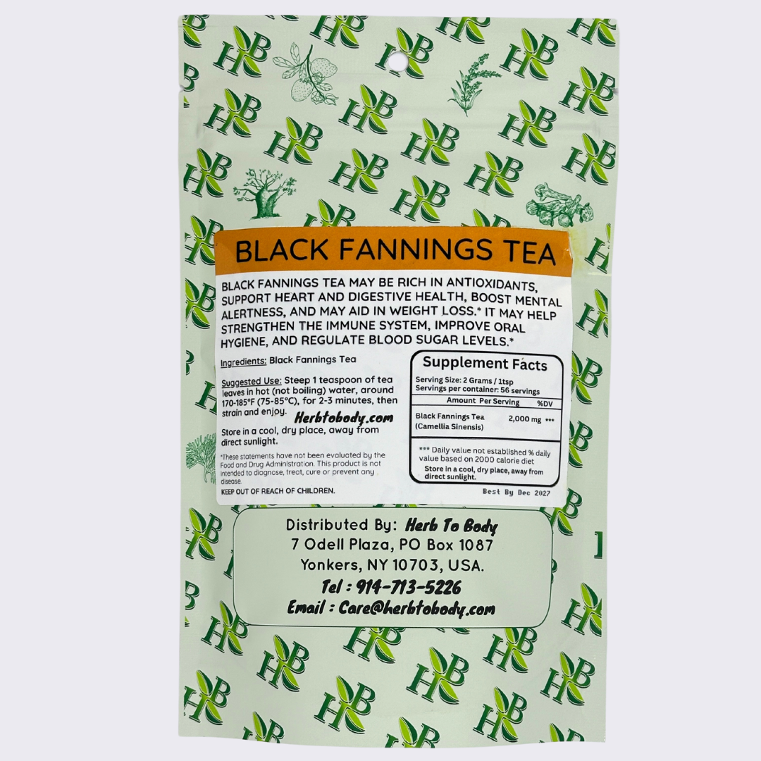 Herb To Body - Wholesale Loose Tea - Organic Black Tea 4oz1