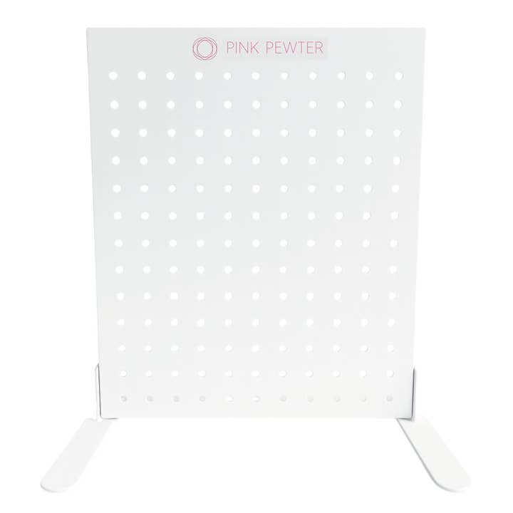 Pink Pewter Signature Countertop Metal Peg Display With Hooks for wholesale by Pink Pewter