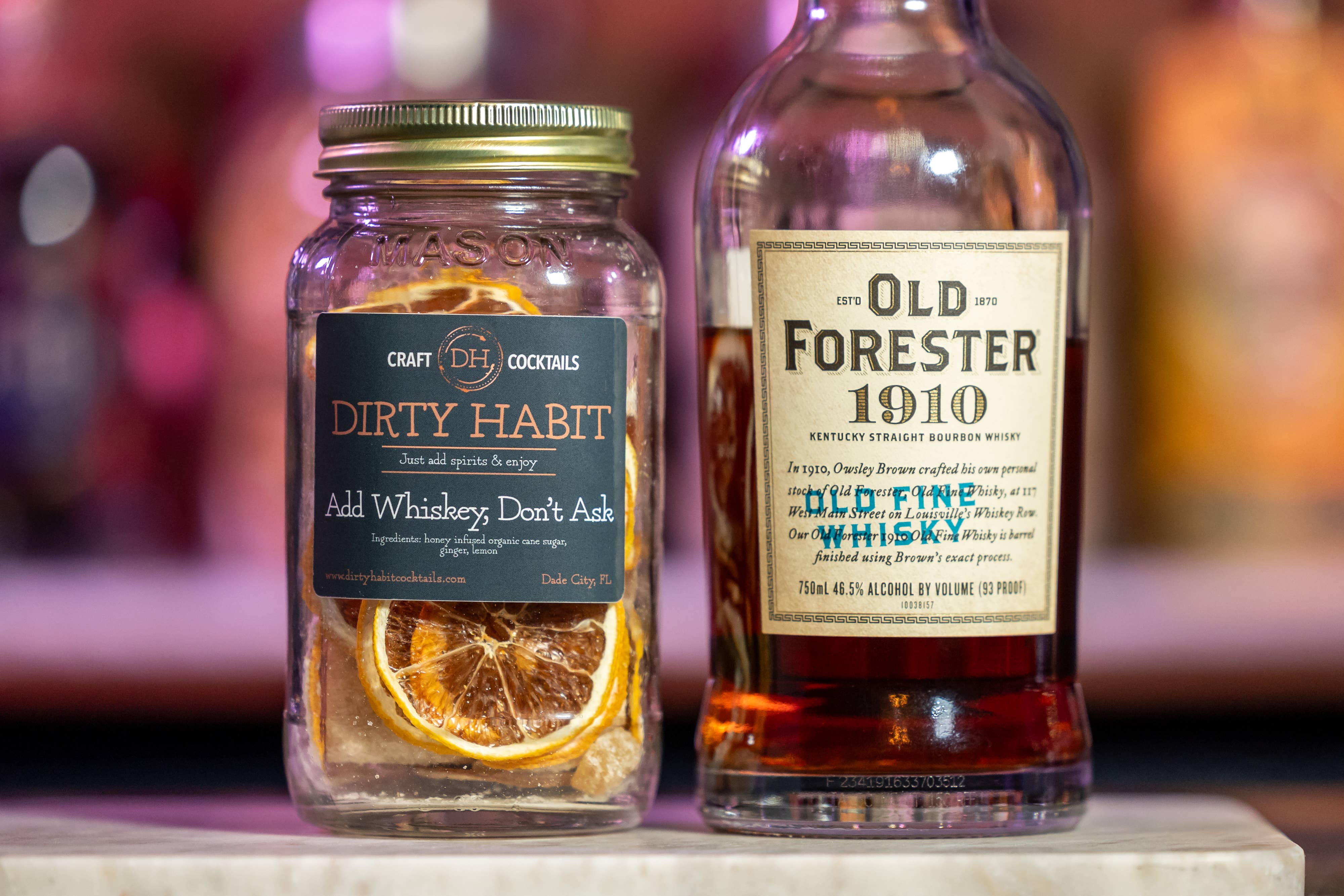 Dirty Habit Cocktails - Wholesale Cocktail Mix/Syrup - Add Whiskey, Don't Ask Dirty Habit Cocktail Mix3