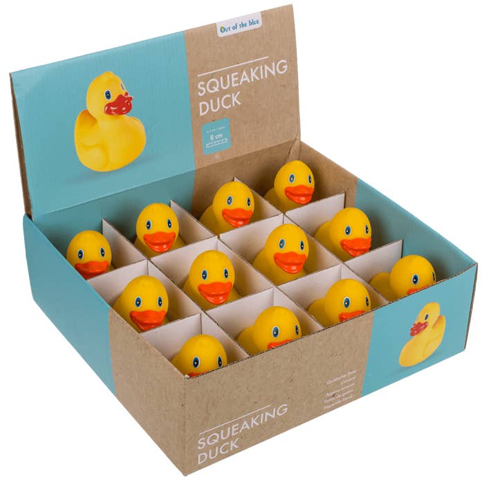 Out of the blue KG - Wholesale Bath Toy - Baby - Yellow Squeaking Duck,2