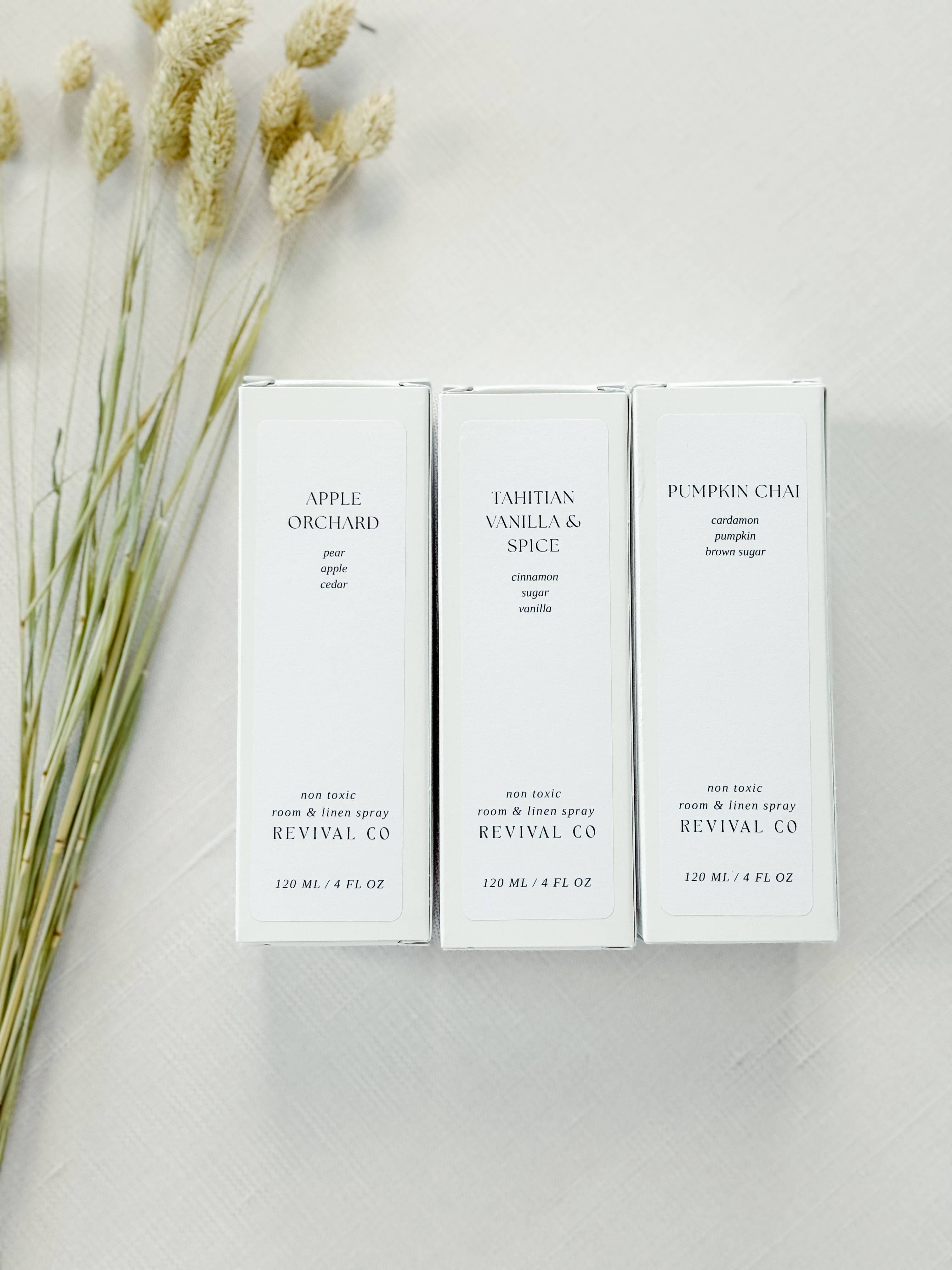 Revival Co - Wholesale Linen Spray - Fall Collection Room and Linen Sprays1