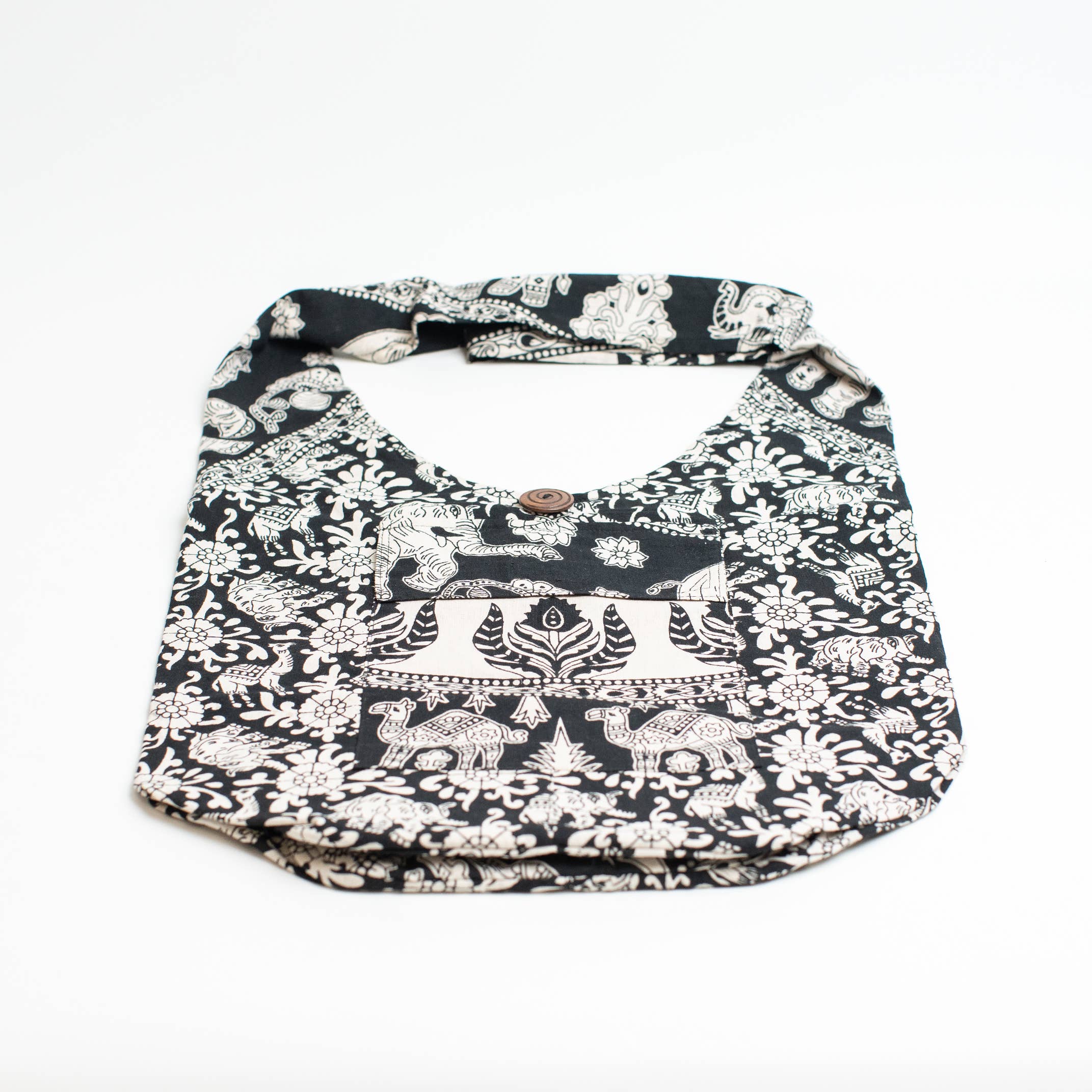 ART HIMALAYAN TRADING LTD - Wholesale Tote Bag - Women's - Boho Festival Tote Pure Cotton Grocery bag Travel Yoga Bag1