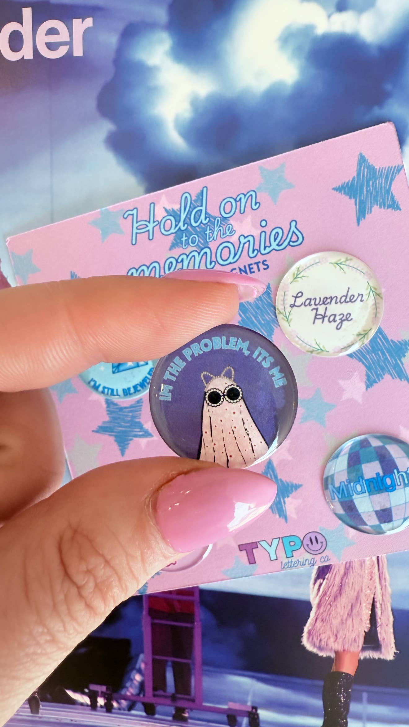 Typo Lettering Co - Wholesale Magnet - Tay Inspired Midnights 5 pack magnets5