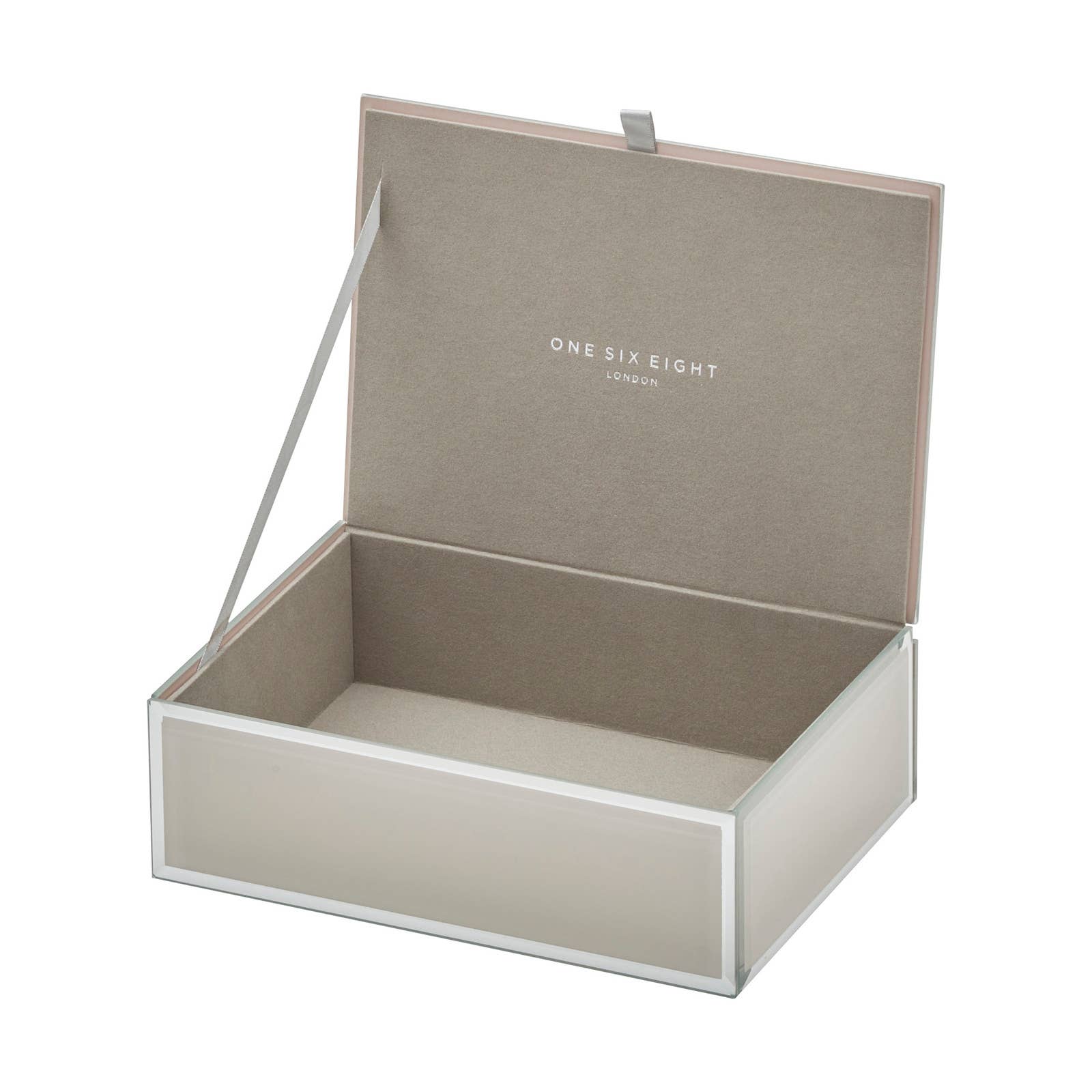 One Six Eight London by PS Home and Living - Wholesale Jewellery box/organiser - Sara Nude Medium Jewellery Box (with insert0