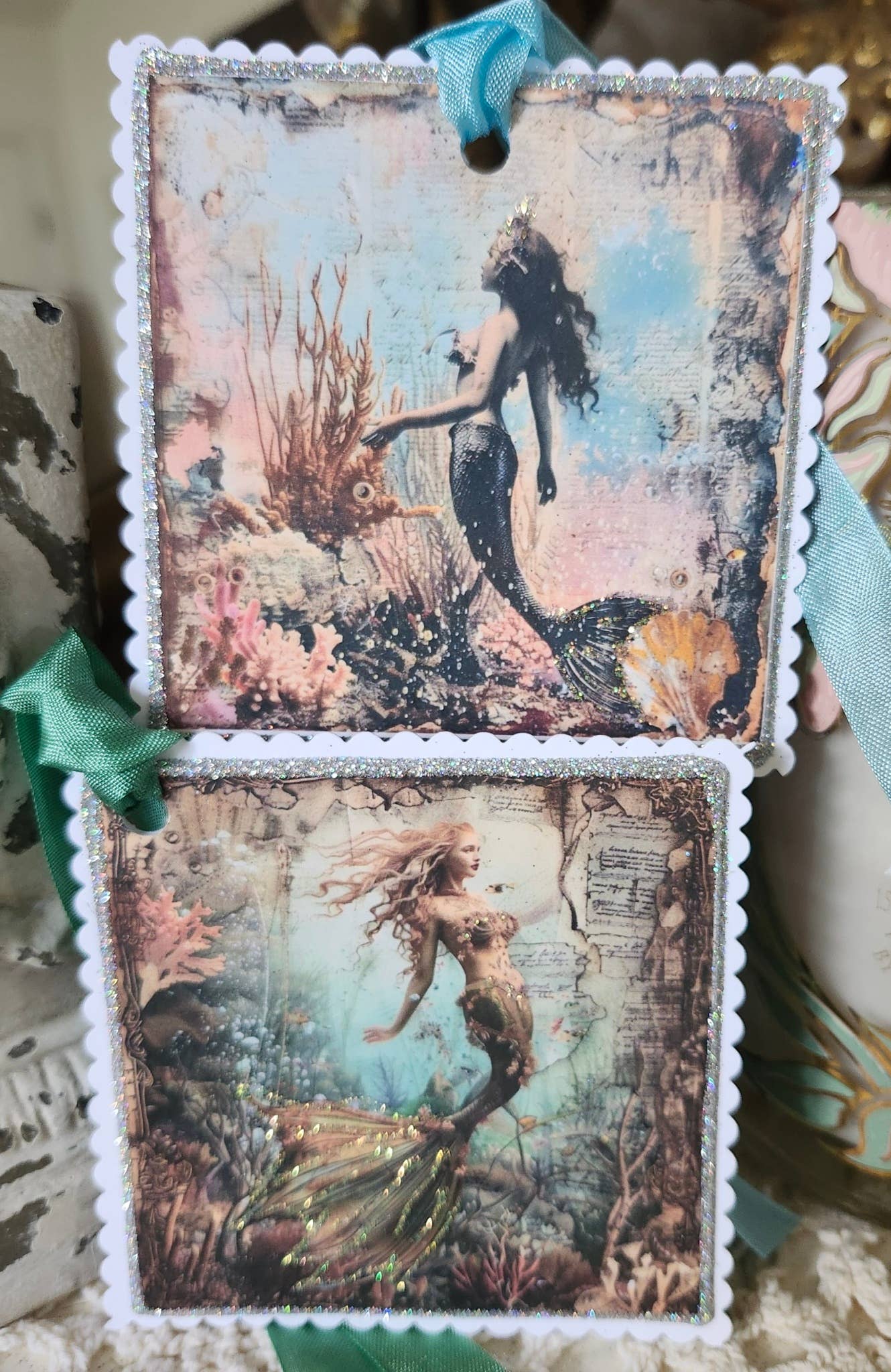 Little Heart Designs - Wholesale Gift Tag - Gift Tag Set 6 Mermaid2