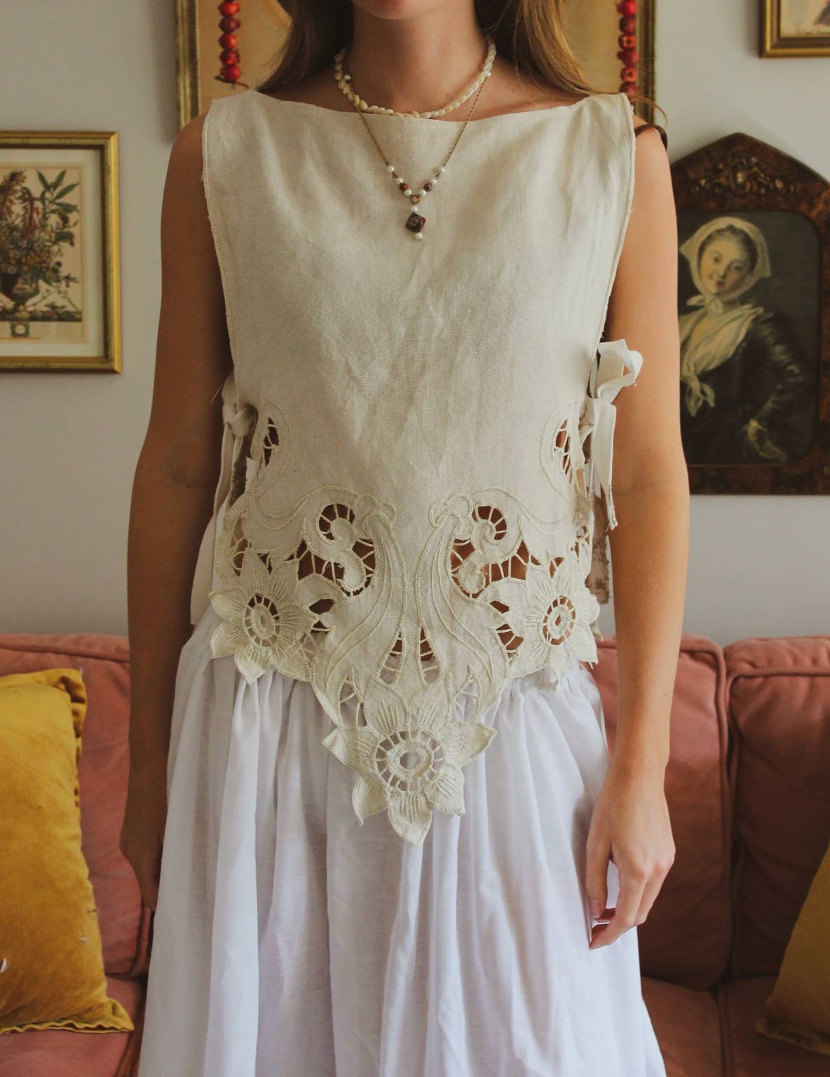 Soleil et Amis - Wholesale Blouse - Women's - the Florence top - Handmade Upcycled Tank top