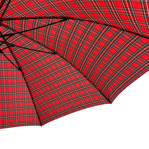 Soake - Wholesale Umbrella - Unisex - Everyday Tartan Stick Umbrella Red2