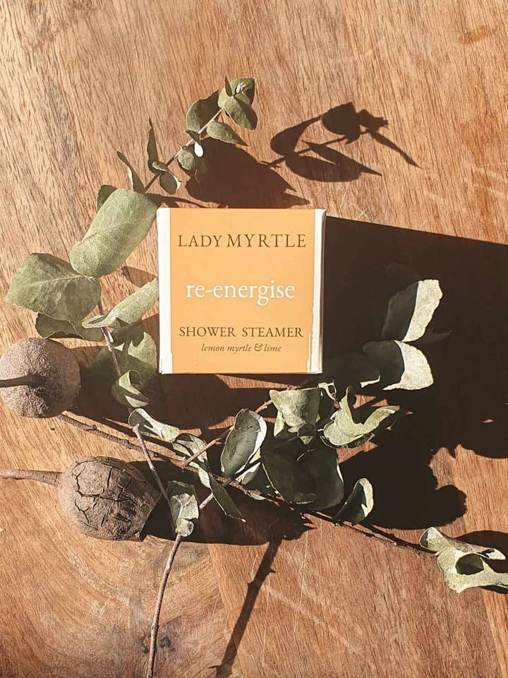 Re-Energise - Shower Steamer large - native essential oils for wholesale by Lady Myrtle