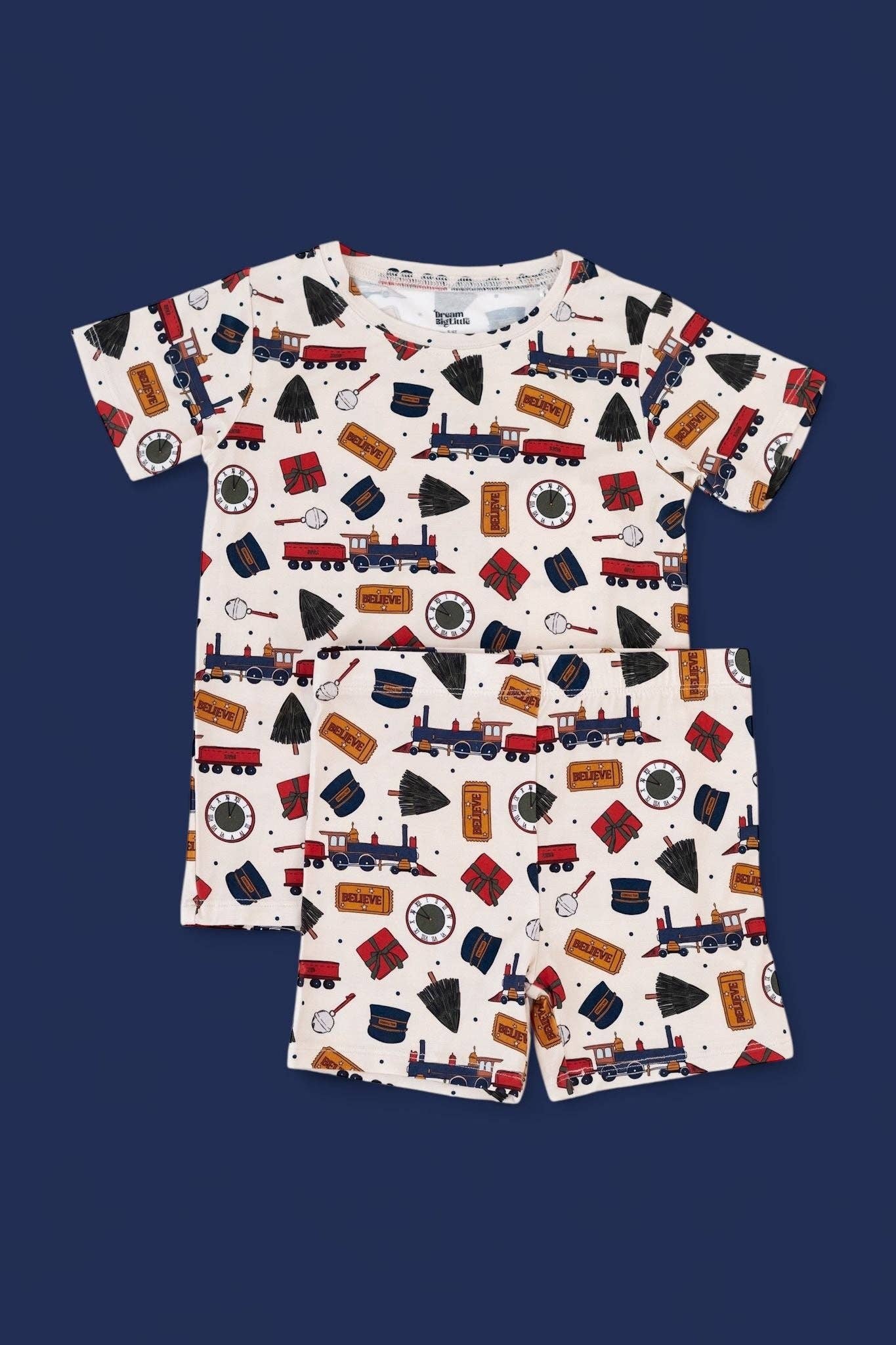 Dream Big Little Co. – Engroshandel Pyjamasæt - Børn – POLAR MAGIC EXPRESS DRØMME KORT SÆT2