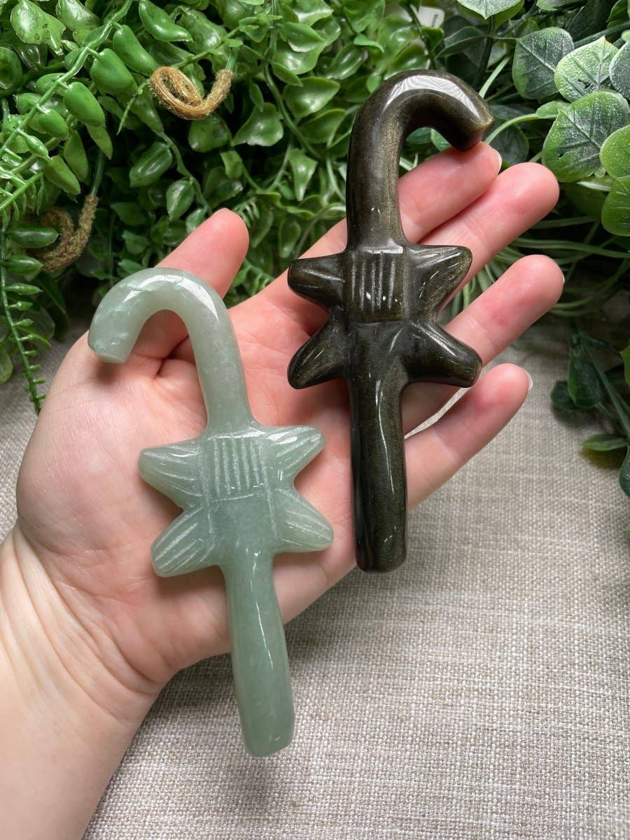 Copper Ashes - Wholesale Spiritual Stone/Crystal - Crystal Candy Cane2