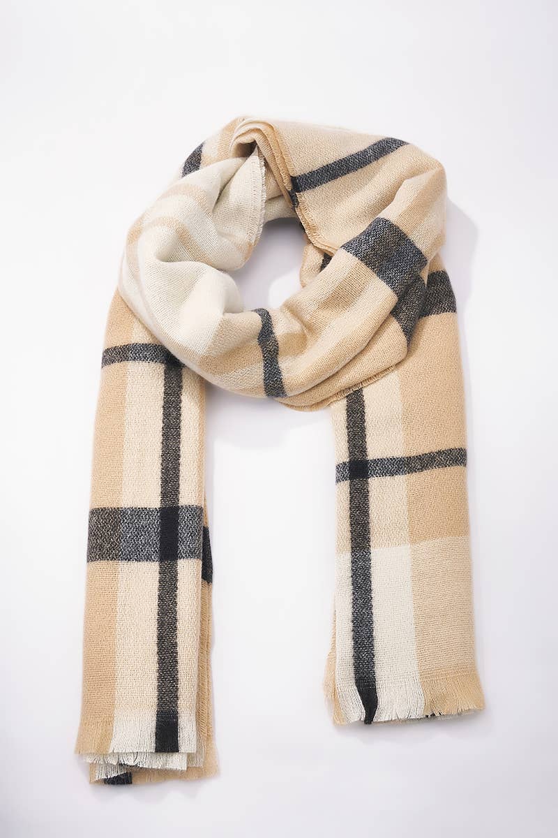 BYREN | ÉLINE L'ATELIER - Venta al por mayor Bufanda - Mujer - Bufanda a cuadros FL210DF7