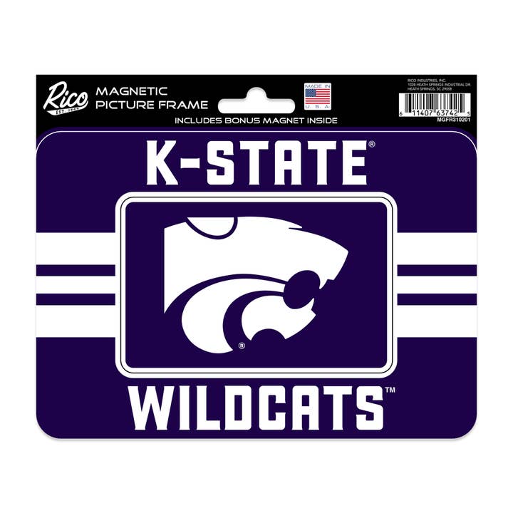 Cadre photo magnétique Kansas State pour la vente par Rico Industries
