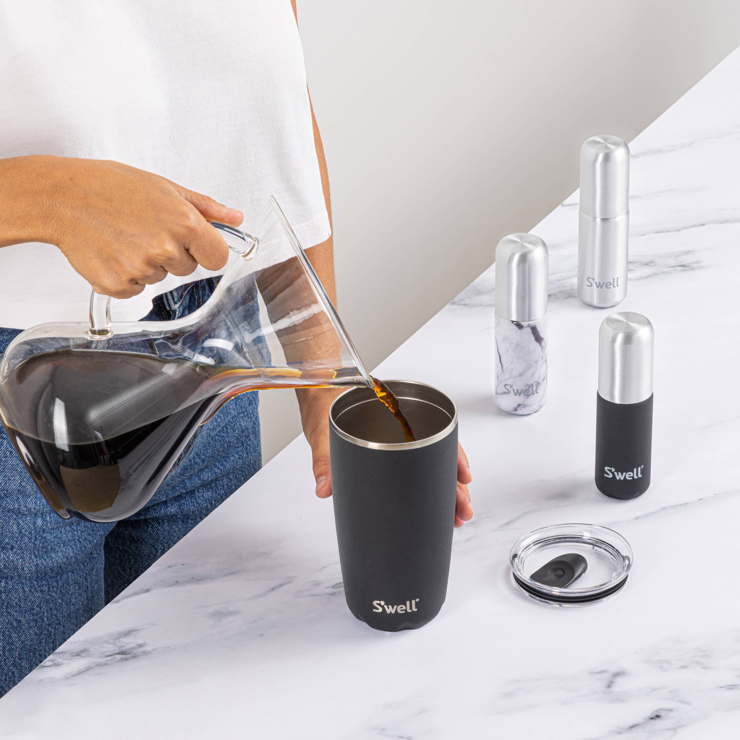 S'well - Wholesale Travel Set - Onyx Travel Bottle Set6