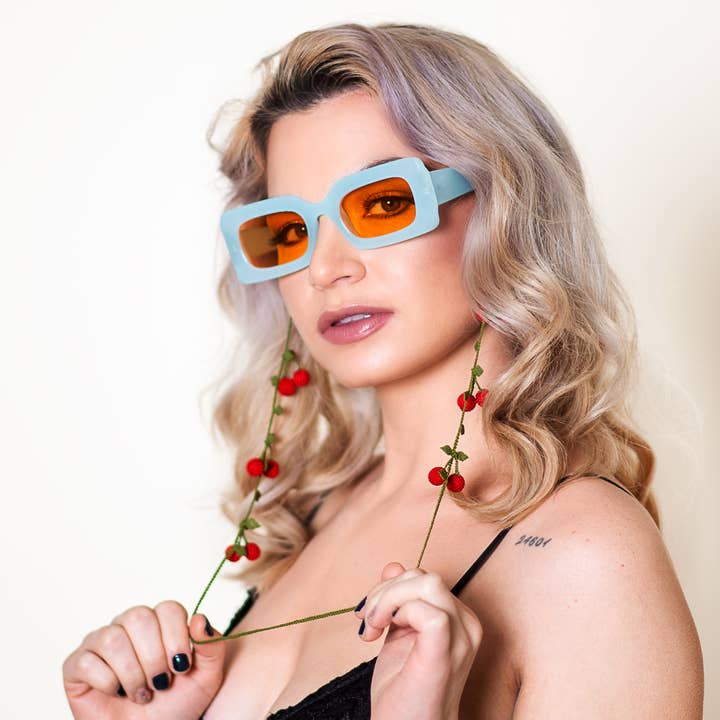 Hemsin Atelier - Vendita all'ingrosso Cordino per occhiali - Donna - Cordino per occhiali Cherry1