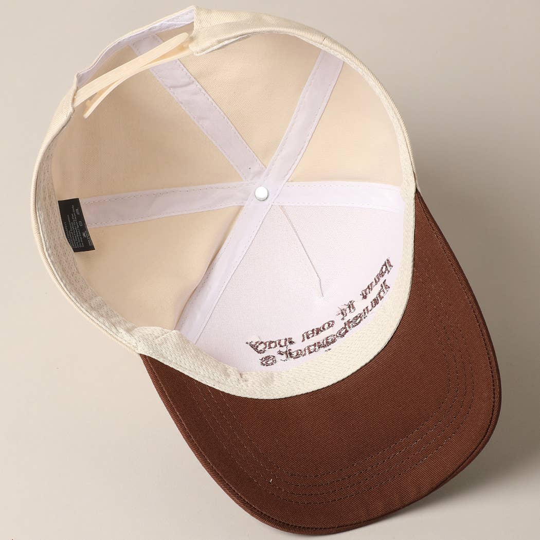 Fashion City - Wholesale Baseball Cap - Women's - put it on my husband's tab Embroidery Canvas Cap23
