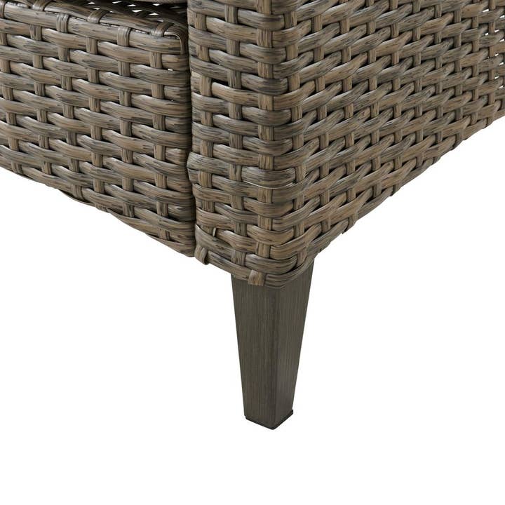 Greenwestons - Wholesale Patio set - Outdoor Wicker High Back Chair Set Oatmeal Patio Furniture6