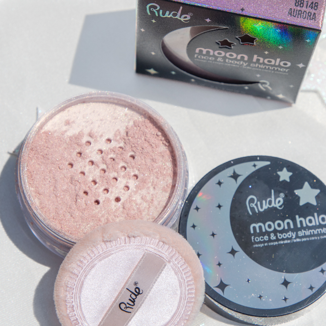 Rude Cosmetics - Wholesale Body Glitter/Shimmer - Moon Halo Face & Body Shimmer8